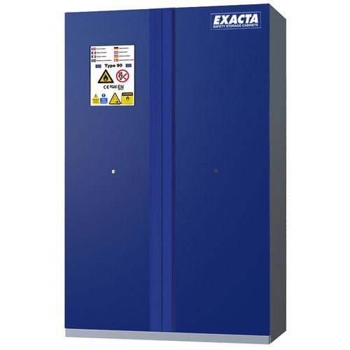 Armadio CF90 L1200 porte blu+estintore,