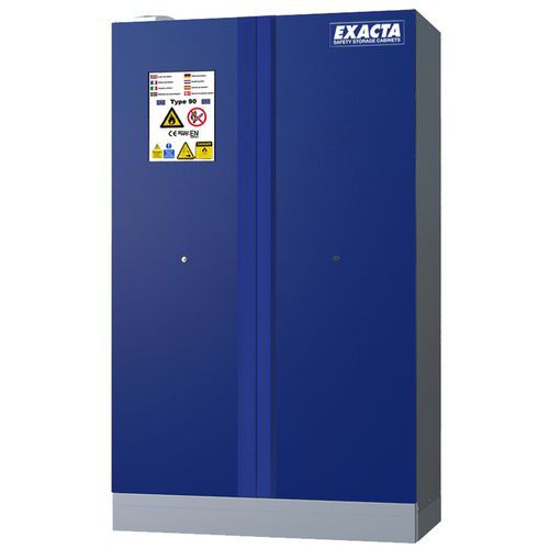 Armadio CF90 L1200 porte blu base+estintore+prese,