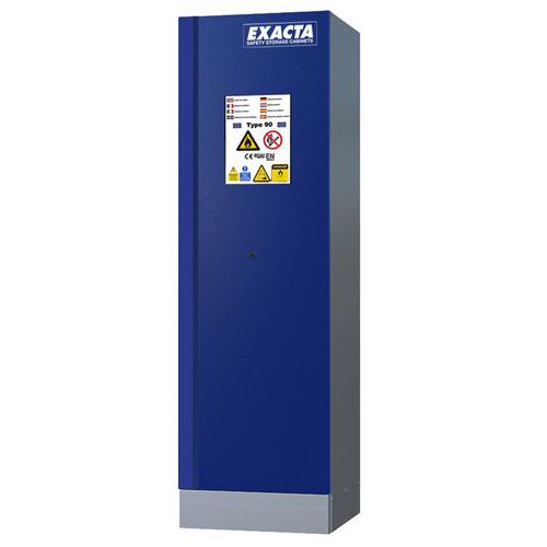 Armadio CF90 L600 porta blu base+allarme,