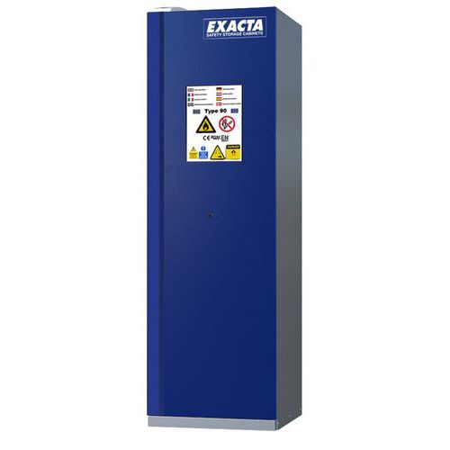 Armadio CF90 L600 porta blu+estintore+prese,