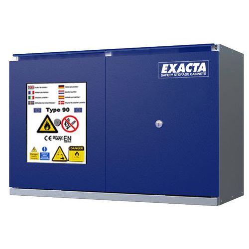 Armadio CF90 basso L1100 porte blu+estintore,