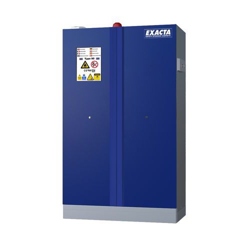 Armadio CF90 L1200 porte blu base+centrale allarme,