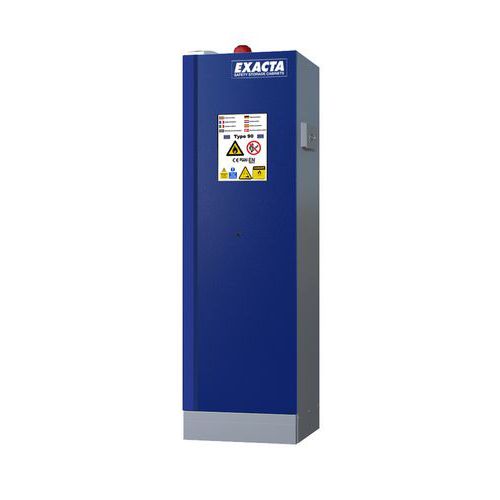 Armadio CF90 L600 porta blu base+centrale allarme,