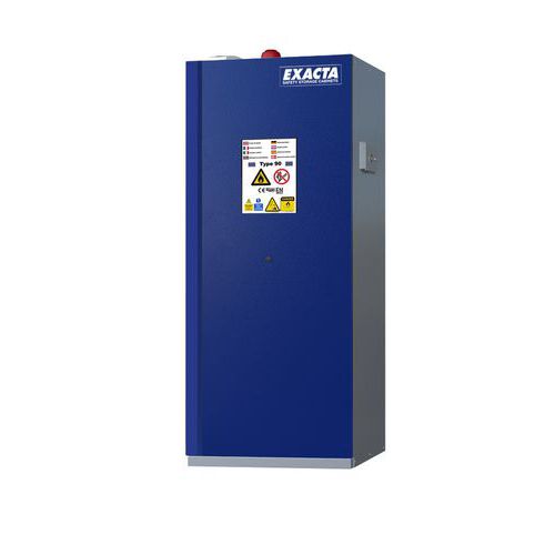 Armadio CF90 L900 porta blu+centrale allarme,