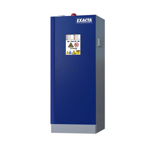 Armadio CF90 L900 porta blu base+centrale allarme,