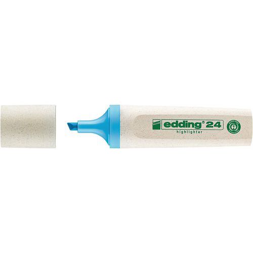 Evidenziatore e24 Ecoline ricaricabile - Edding,