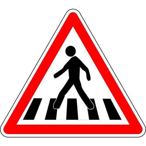 Cartello di segnalazione A13b Passaggio pedonale,