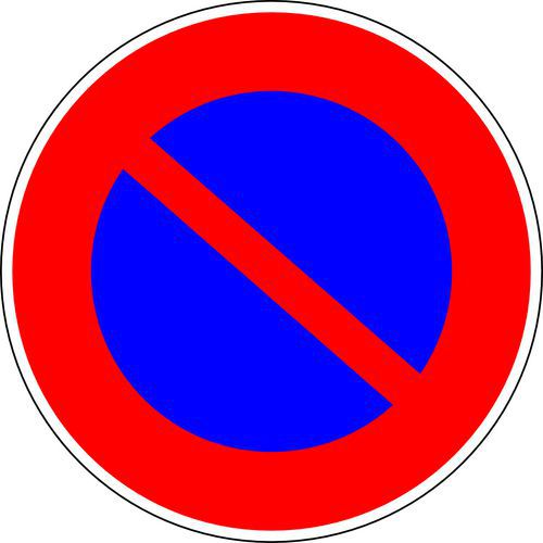 Cartello B6A1 CL2 450mm Divieto di sosta,