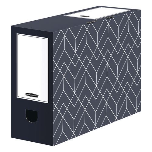 Scatola per archivi Déco (100mm) blu notte - Bankers Box,