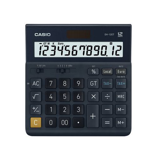 Calcolatrice da ufficio Casio DH12ET,