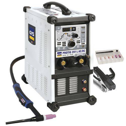 Saldatrice Protig 201L AC/CC e accessori (SR20DB-4m),