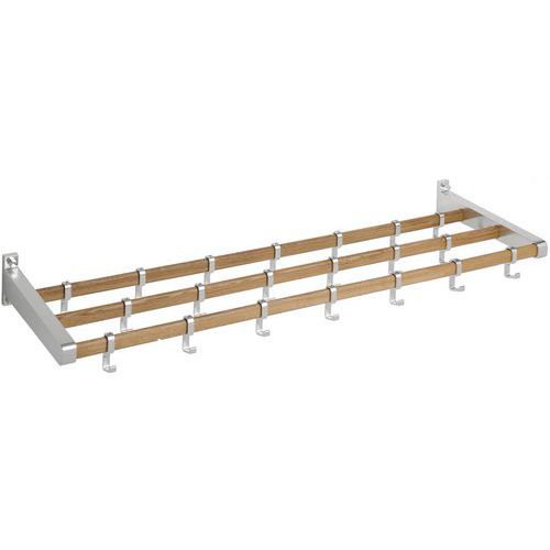 Appendiabiti parete Gardelux 1 Tipo 7 26 appendini legno,