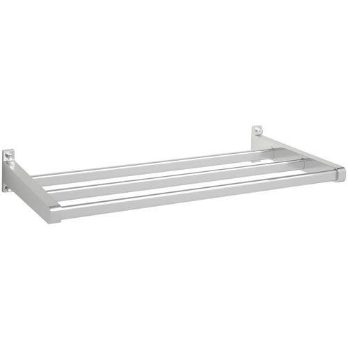 Appendiabiti parete Gardelux 1 Tipo 7a senza appendini allum,