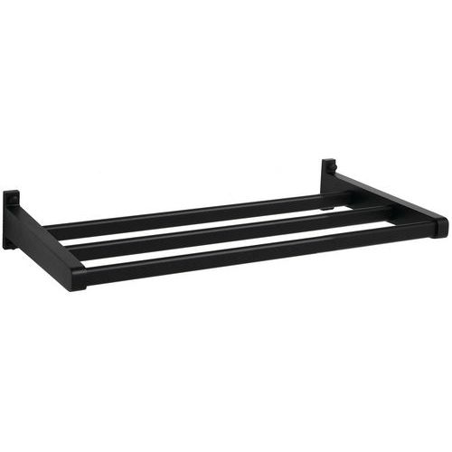 Appendiabiti parete Gardelux 1 Tipo 7b senza appendini nero,