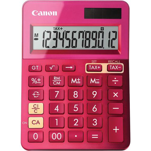 Calcolatrice 12 cifre rosa LS-123K-MPK - Canon 