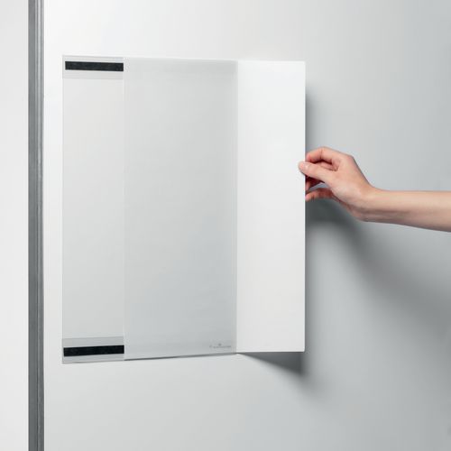 Cartellina trasparente rPET magnetica - A3 - Lotto da 5,