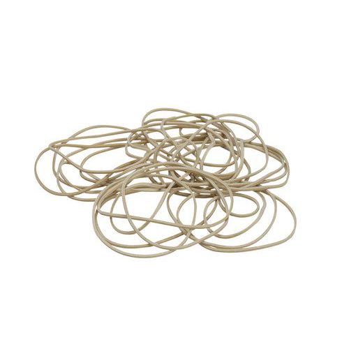 Confezione di elastici in gomma dorati stretti 100g - 150mm,