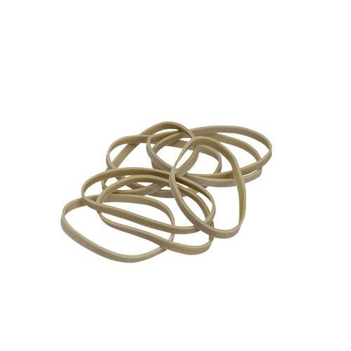 Confezione di elastici in gomma dorati larghi 100g 110x8mm,