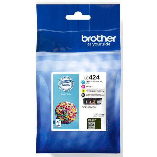 Conf 4 cartucce alta capacità 750 pagine BCMY - Brother,