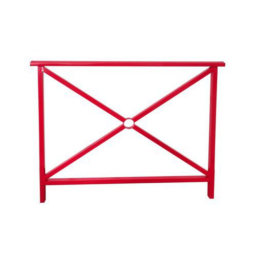 Barriera a griglia - Rosso - Manutan Expert,