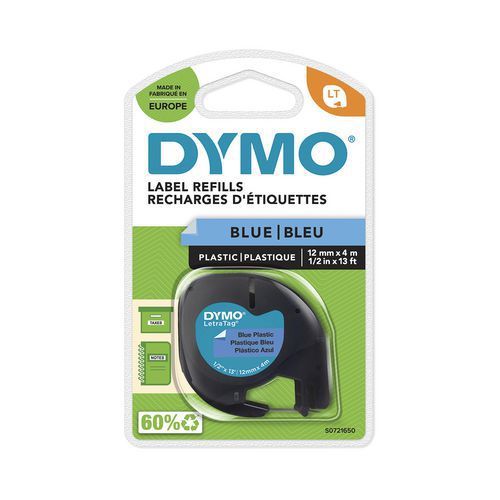 Confezioni Di Nastro Per Dymo Mod:Letratag Colore:Blu,