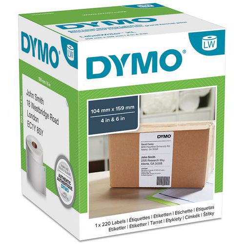 Etichetta Per Dymo Labelwriter Tipo:So904980 Material:104,