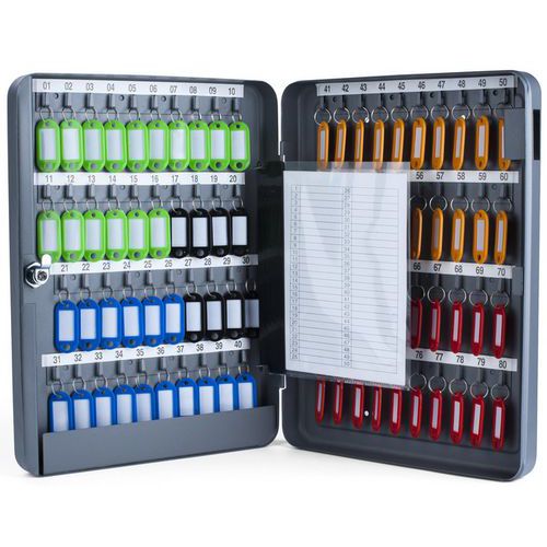 Cassetta portachiavi-Grigio scuro op-240x300-80 chiavi-Pavo,