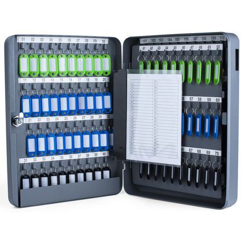 Cassetta portachiavi-Grigio scuro op-280x370-140 chiavi-Pavo,