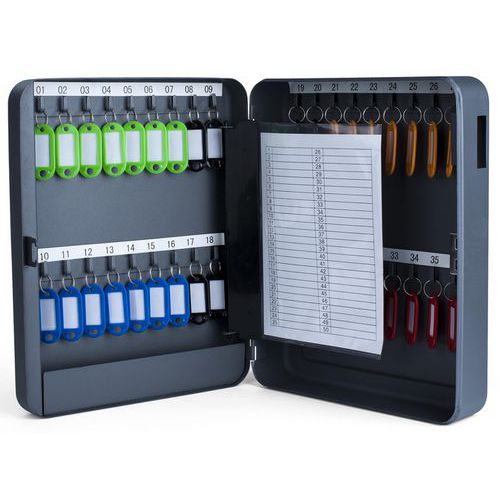 Cassetta portachiavi-Grigio scuro op-240x300-36 chiavi-Pavo,