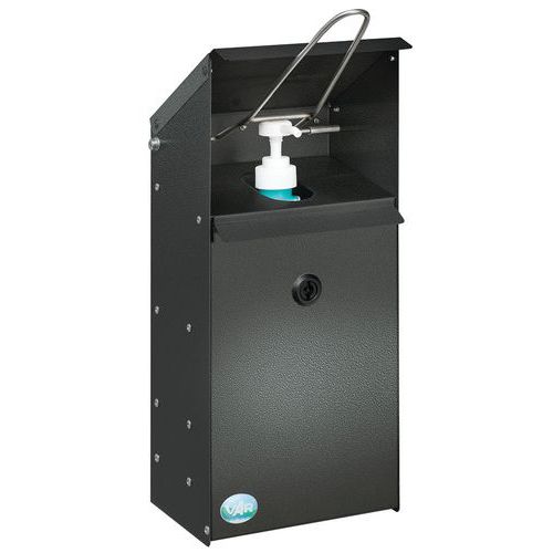 Dispenser da parete gel e sapone - HDS41 - Argento - Var,