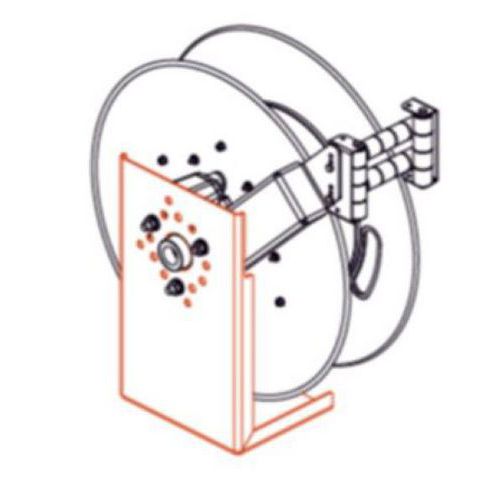 Cilindro a staffa per fissaggio a muro, pavimento o soffitto,