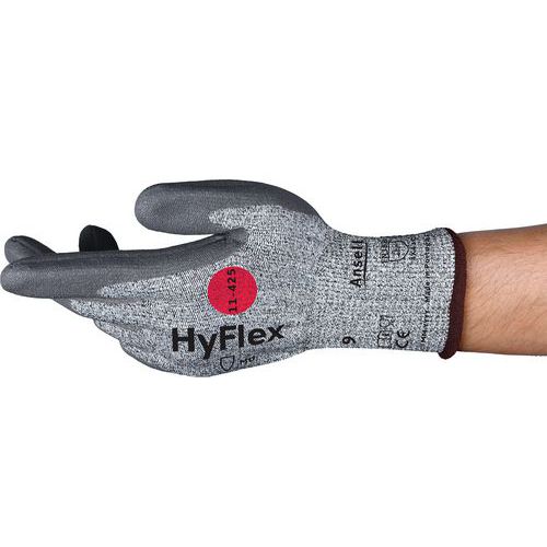 Guanto HyFlex 11-425 T10 grigio,