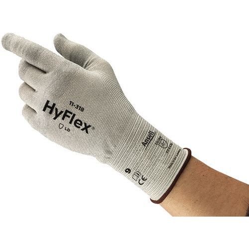 Guanto HyFlex 11-318 T 10 grigio,