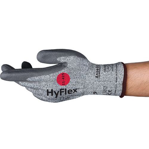 Guanto HyFlex 11-425 T8 grigio,