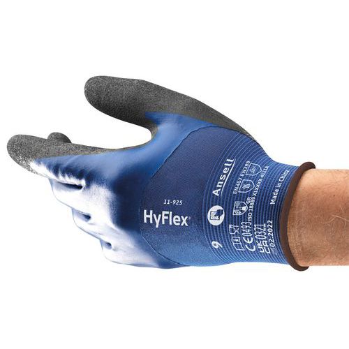 Guanto HyFlex 11-925 T10 blu,