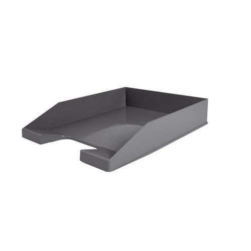 Vaschetta per corrispondenza A4 Eco desk-Grigio scuro-Sign,
