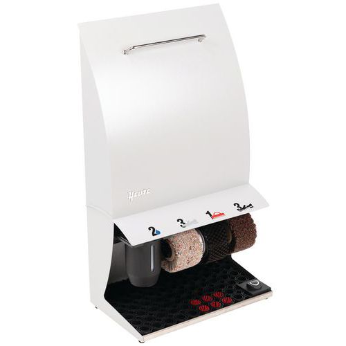 Lucidascarpe Elegance colore: Argento N. Spazzole:3,