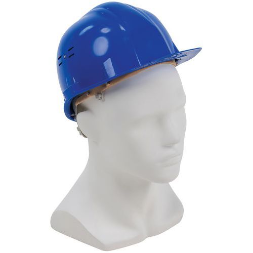 Casco di protezione aerato Classic II - Blu - Manutan,