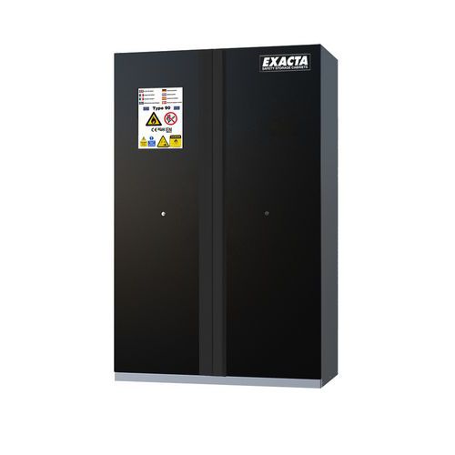 Armadio CF90 L1200 porte nere+estintore,