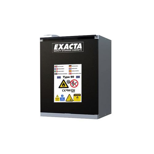 Armadio CF90 basso L600 porta nera e prese,