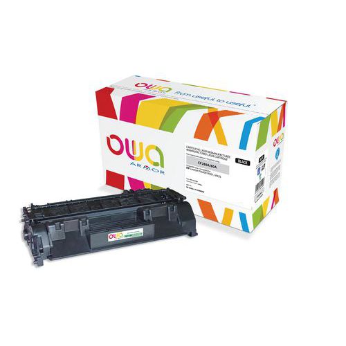 Toner capacità standard compatibile HP 80 A Black - Owa,