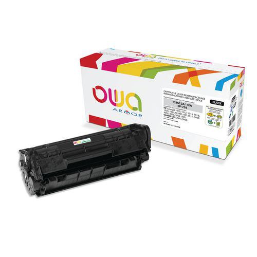 Toner capacità standard compatibile HP 12 A Black - Owa,
