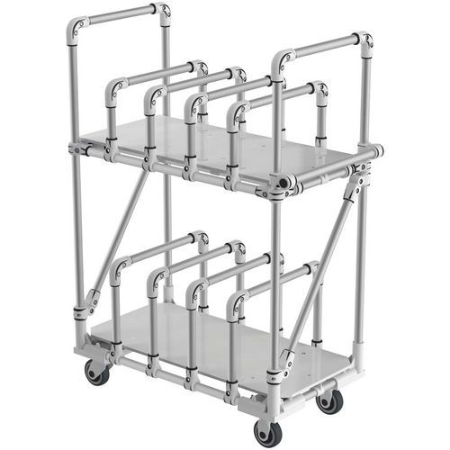 Carrello porta cartoni 1040x550x101 mm - 350 kg,