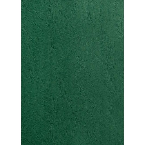 Copertina A4 250g pelle martellata - Verde scuro - Pavo,