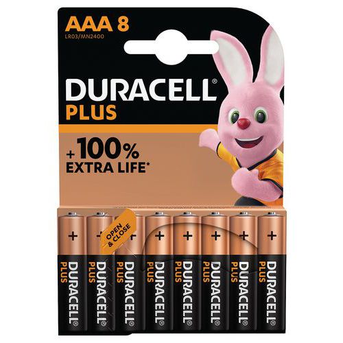 Duracell Plus 100% AAA X8,