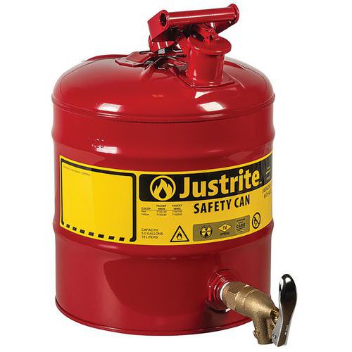 Bidone Di Sicurezza Rubinetto H Tot:429 Diam=Tot.:292mm,