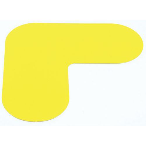 Marcatura al suolo - Angolo - Colore giallo,