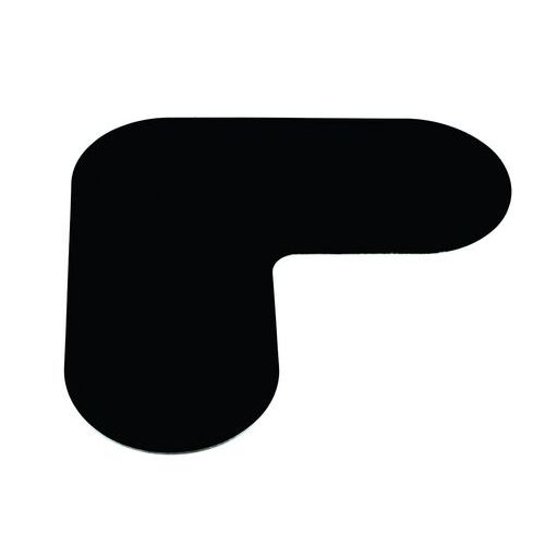 Marcatura al suolo - Angolo - Colore nero,