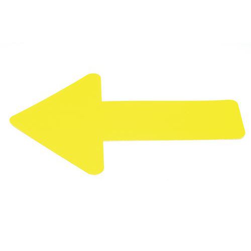 Marcatura al suolo - Freccia 180x180mm - Colore giallo,