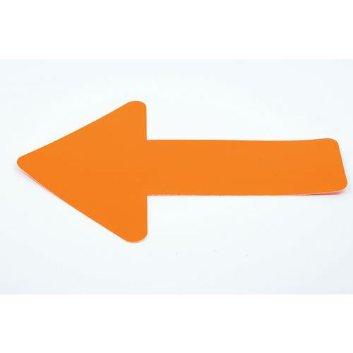 Marcatura al suolo - Freccia 180x180mm - Colore arancione,